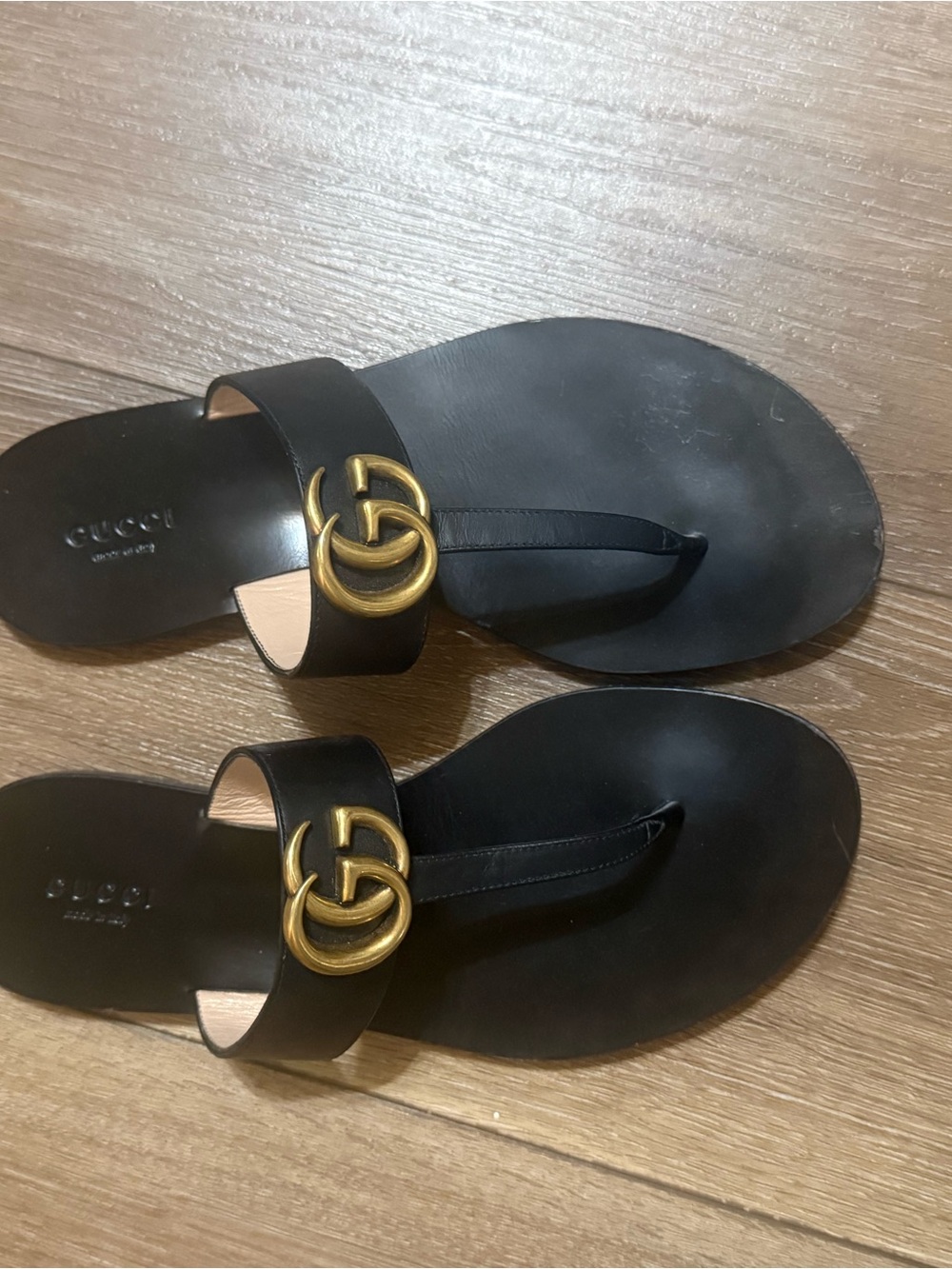 Gucci Marmount Black Sandals size38
